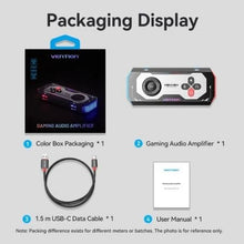 -3-Tarjeta de Sonido Gaming con Amplificador Vention CVAB0/ USB Tipo-C Macho - 3xJack 3.5 Hembra-3