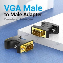 -1-Adaptador Vention DDEB0/ VGA Macho - VGA Macho-1