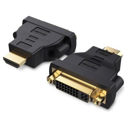 --Adaptador HDMI Vention ECCB0/ HDMI Macho - DVI (24+5)  Hembra-