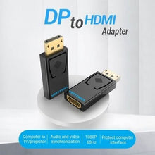 -3-Adaptador Vention HBKB0/ DisplayPort Macho - HDMI Hembra-3