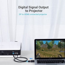 -4-Adaptador Vention HBKB0/ DisplayPort Macho - HDMI Hembra-4