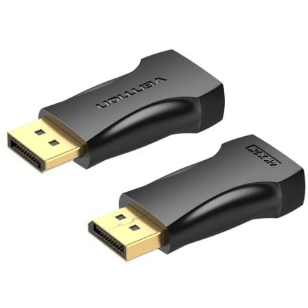 --Adaptador HDMI 4K Vention HBPB0/ DisplayPort Macho - HDMI Hembra-