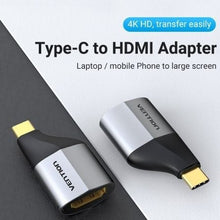-1-Adaptador USB Tipo-C Vention TCAH0/ USB Tipo-C Macho - HDMI Hembra-1