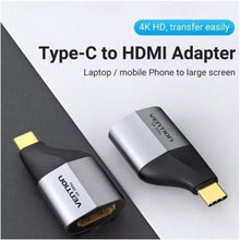 -1-Adaptador USB Tipo-C Vention TCDH0/ USB Tipo-C Macho - HDMI Hembra-1