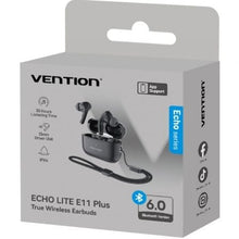 -1-Auriculares Bluetooth Vention Echo Lite E11 Plus con estuche de carga/ Autonomía 30h/ Negros-1