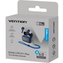 -1-Auriculares Bluetooth Vention Echo Lite E11 Plus con estuche de carga/ Autonomía 30h/ Azules-1