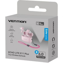 -1-Auriculares Bluetooth Vention Echo Lite E11 Plus con estuche de carga/ Autonomía 30h/ Rosas-1