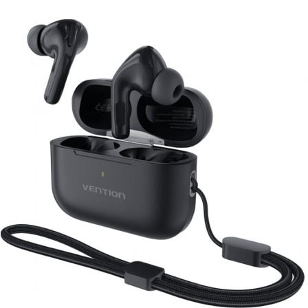 --Auriculares Bluetooth Vention Echo Lite E11 Pro con estuche de carga/ Negros-