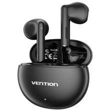 --Auriculares Bluetooth Vention ELF 06 NBKB0 con estuche de carga/ Autonomía 6h/ Negros-
