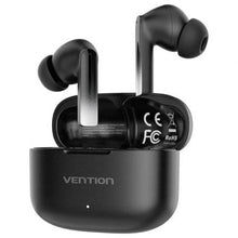 --Auriculares Bluetooth Vention ELF E04 NBIB0 con estuche de carga/ Autonomía 6h/ Negros-