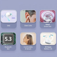 -2-Auriculares Bluetooth Vention ELF E04 NBIW0 con estuche de carga/ Autonomía 6h/ Blancos-2