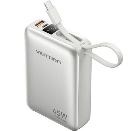 --Powerbank 20000mAh Vention FHGN0/ 45W/ Beige-