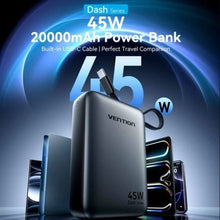 -1-Powerbank 20000mAh Vention FHGN0/ 45W/ Beige-1