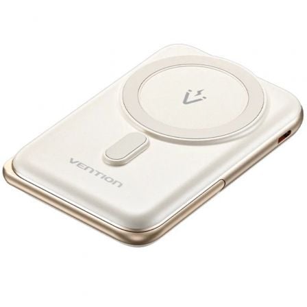 --Powerbank 10000mAh Vention FHNW0/ 20W/ Wireless/ Blanca-