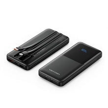 -1-Powerbank 10000mAh Vention FHOB0/ 22.5W/ Negra/ Incluye Cable USB TIpo-C y Lightning-1