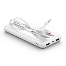 -1-Powerbank 10000mAh Vention FHOW0/ 22.5W/ Blanca/ Incluye Cable USB TIpo-C y Lightning-1