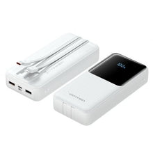 -1-Powerbank 20000mAh Vention FHPW0/ 22.5W/ Blanca/ Incluye Cable USB TIpo-C y Lightning-1