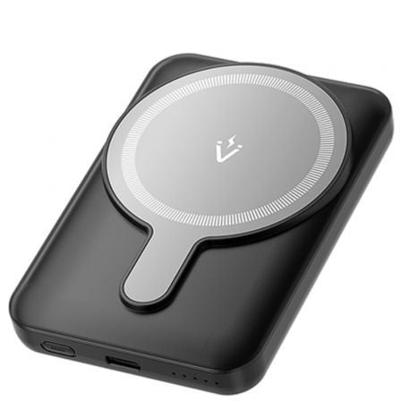 --Powerbank 5000mAh Vention FHSB0/ 20W/ Wireless/ Negra-