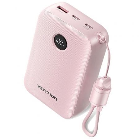 --Powerbank 20000mAh Vention FKBP0-C/ 22.5W/ Rosa-