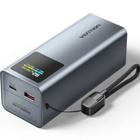 --Powerbank 20000mAh Vention FKCH0/ 100W/ Gris-