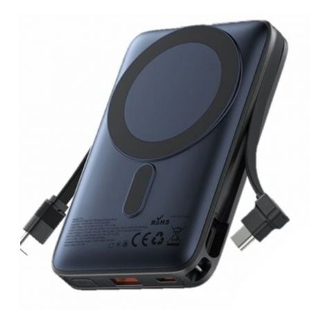 --Powerbank 10000mAh Vention I16L0/ 22.5W/ Wireless/ Azul-