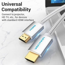 -1-Cable HDMI 2.0 4K Vention AABIH/ HDMI Macho - HDMI Macho/ 2m/ Plata-1
