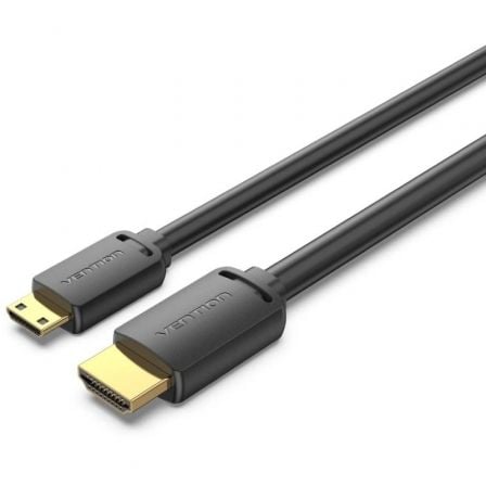 --Cable HDMI 4K Vention AGHBG/ HDMI Macho - Mini HDMI Macho/ 1.5m/ Negro-