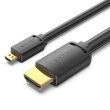 --Cable Micro HDMI 2.0 4K Vention AGIBH/ HDMI Macho - Micro HDMI Macho/ 2m/ Negro-