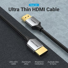 -2-Cable HDMI 2.0 4K Vention ALEHD/ HDMI Macho - HDMI Macho/ 50cm/ Gris-2