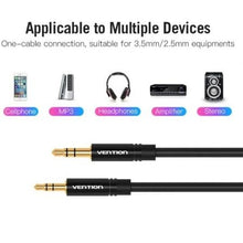 -1-Cable Estéreo Vention BALBH/ Jack 3.5 Macho - Jack 2.5 Hembra/ 2m/ Negro-1