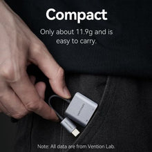 -3-Conversor USB Tipo-C Vention BGZHA/ USB Tipo-C Macho - 2x USB Tipo-C Hembra (Audio y Carga)-3