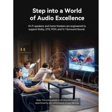 -3-Cable de Audio de Fibra óptica Vention BKCBH/ 2m/ Negro-3