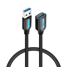 -2-Cable Alargador USB 3.0 Vention CBHBF/ USB Macho - USB Hembra/ 5Gbps/ 1m/ Negro-2