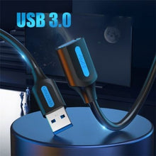 -1-Cable Alargador USB 3.0 Vention CBHBG/ USB Macho - USB Hembra/ 5Gbps/ 1.5m/ Negro-1