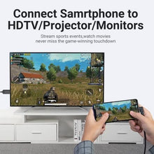 -4-Cable Conversor HDMI 1.4 4K Vention CGVBG/ USB Tipo-C Macho - HDMI Macho/ 1.5m/ Negro-4