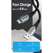 -1-Cable USB 2.0 Vention COAHG/ USB Macho - MicroUSB Macho/ Hasta 60W/ 480Mbps/ 1.5m/ Gris-1