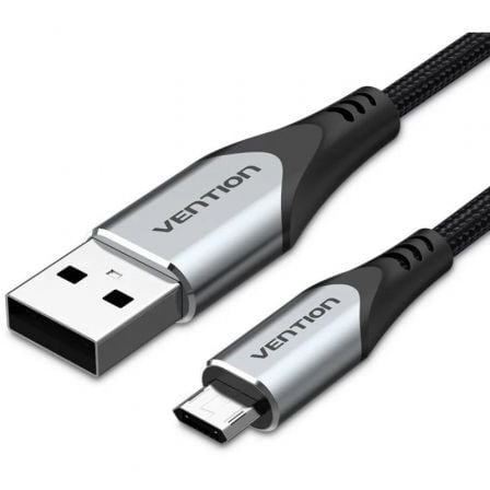 --Cable USB 2.0 Vention COCHD/ USB Macho - MicroUSB Macho/ 480Mbps/ 50cm/ Negro-
