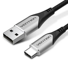 --Cable USB 2.0 Tipo-C Vention CODHD/ USB Tipo-C Macho - USB Macho/ Hasta 60W/ 480Mbps/ 50cm/ Gris-