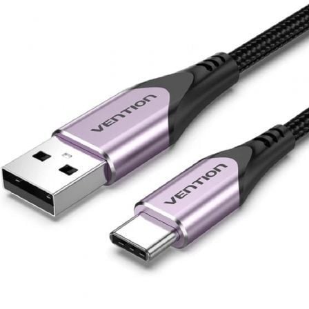 --Cable USB 2.0 Tipo-C Vention CODVH/ USB Tipo-C Macho - USB Macho/ 480Mbps/ 2m/ Purpura-