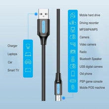 -1-Cable USB 2.0 Vention COMBF/ USB Macho - MiniUSB Macho/ Hasta 10W/ 480Mbps/ 1m/ Negro-1