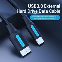 -1-Cable USB 3.0 Vention CQABF/ microUSB Macho - USB Tipo-C Macho/ 5Gbps/ 1m/ Negro-1