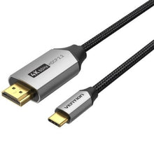 --Cable Conversor HDMI 2.0 4K Vention CRBBG/ USB Tipo-C Macho - HDMI Macho/ 1.5m/ Negro-