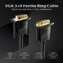 -2-Cable VGA Vention DADBL/ VGA Macho - VGA Macho/ 10m/ Negro-2