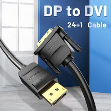 -1-Cable Conversor Vention HAFBG/ DisplayPort Macho - DVI Macho/ 1.5m/ Negro-1