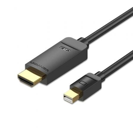 --Cable Conversor Vention HAHBG/ Mini DisplayPort Macho - HDMI Macho/ 1.5m/ Negro-