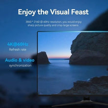 -3-Cable DisplayPort 1.2 4K Vention HAKBJ/ DisplayPort Macho - DisplayPort Macho/ 5m/ Negro-3