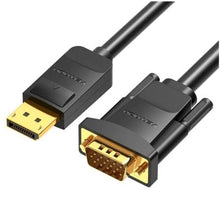--Cable Conversor Vention HBLBH/ DisplayPort Macho - VGA Macho/ 2m/ Negro-