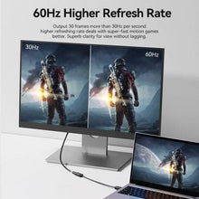 -2-Cable Conversor Vention HBZBB/ DisplayPort Macho - HDMI 4K Hembra/ 15cm/ Negro-2