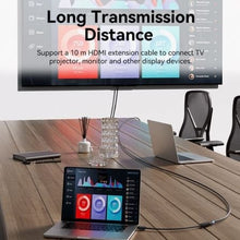 -3-Cable Conversor Vention HBZBB/ DisplayPort Macho - HDMI 4K Hembra/ 15cm/ Negro-3