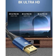 -3-Cable Vention HCELG/ DisplayPort Macho - DisplayPort 8K Macho/ 1.5m/ Azul-3